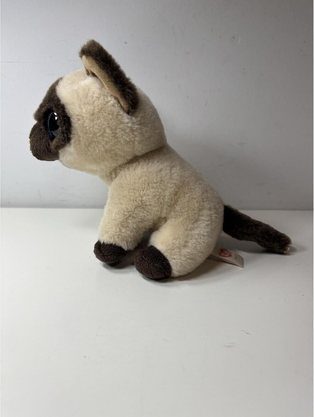 Ty Beanie Baby JADEN the Siamese Cat (6 Inch) Plush Stuffed Animal Toy - Picture 2 of 6